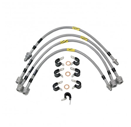 Terrafirma Goodridge +2" Brake Hose Kit 2004 on with Abs