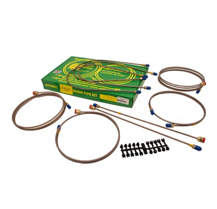 Brake Pipe Set Def (90) 92-04 Less Frt Brk Valve and Less Abs