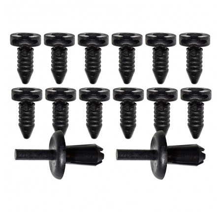 Black Door Card Fitting Kit for Defender to 2006