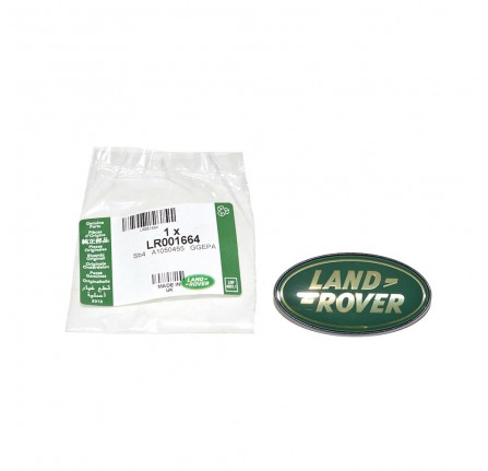 Genuine Land Rover Badge Gold on Green for Facia Assembly