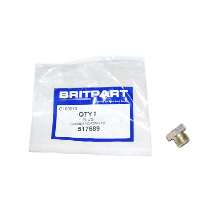 Plug for Diesel Fuel Filter Land Rover to 2006 Discovery 1 Diesel Range Rover Classic V8 and Diesel and Oil Pump Body on 101 F/C.