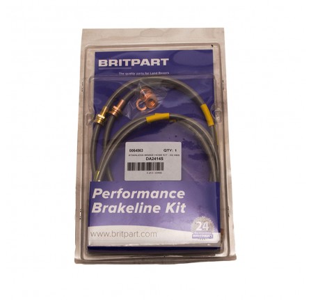 Stainless Flexi Brake Hose Kit Standard Length for Discovery 2