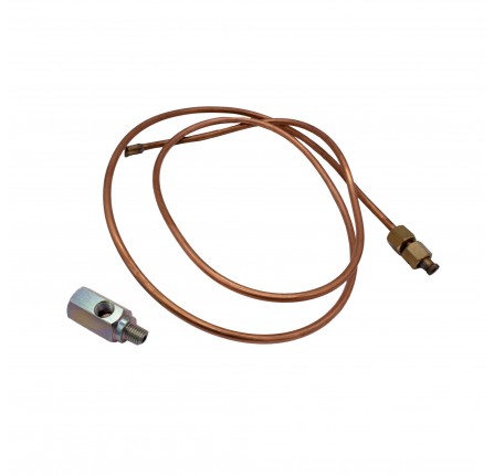 Oil Pressure Gauge Fitting Kit Contains T Piece Adaptor to Oil Filter and Copper Oil Pipe with Fittings