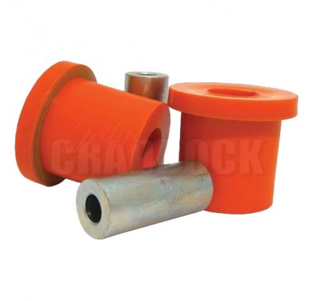 Front Lower Wishbone Rear Dynamic Orange Poly Bush Kit