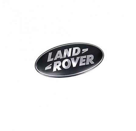 Genuine Land Rover Logo Grill Badge Black Silver