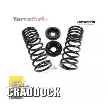 Terrafirma Discovery 2 Air to Coil Conversion Kit Consists Of 2 Springs 2 Spring Seats 2 Isolaters Bolts and Instructions