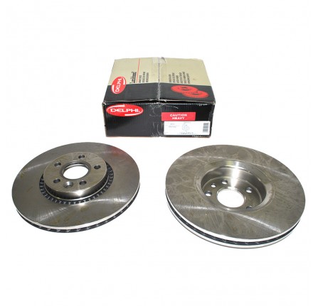 Delphi - Front Brake Disc - Freelander 2 3.2 MPI Engine