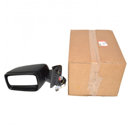 Genuine Exterior Mirror LH Freelander 2 Black Convex Puddle Lamp