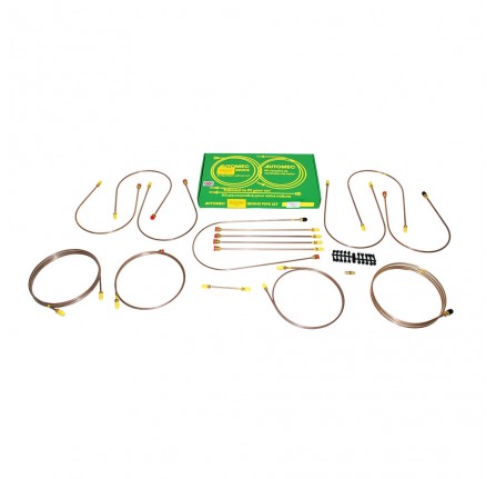 Brake Pipe Set LHD Range Rover 1979 with Rear Valve