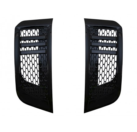 Air Intake Grill Set Gloss Black for Defender 2020 on