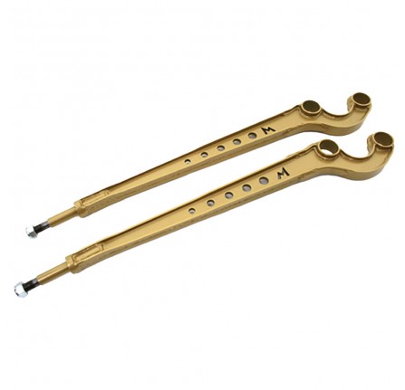 6 Deg Caster Corrected Radius Arms Pair