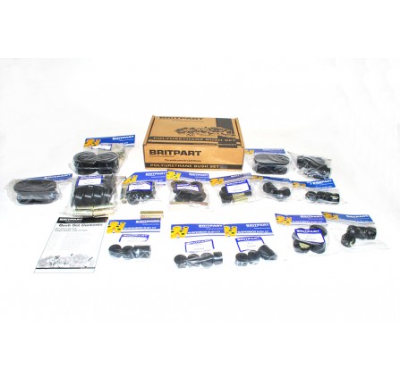 Britpart Black Polyurethane Bush Kit Range Rover Classic DISCO1 90/110 1994 Onwards