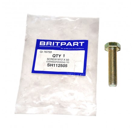 Set Screw M12 x 50 Swivel Housing & Brake Disc Shield
