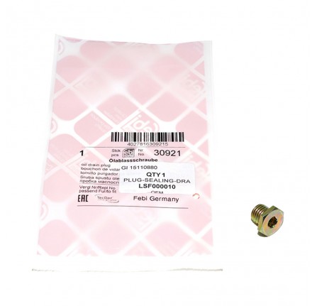 4.4L V8 Oil Drain Plug M12