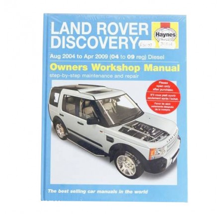 Haynes Land Rover Discovery 3 Owners Workshop Manual Aug 2004 to April 2009 Diesel
