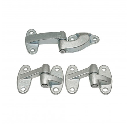 thumbnail image 2 of Land Rover Defender Rear Door Hinge Kit - Complete With Stainless Steel Nuts & Bolts DA1240 2 of 6