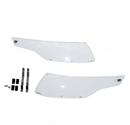 Acrylic Front Headlamp Guards Evoque