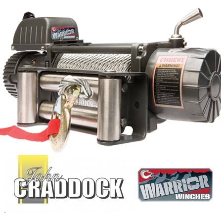 WARRIOR C9500 SAMURAI 12V ELECTRIC WINCH 9500LB CAPACITY