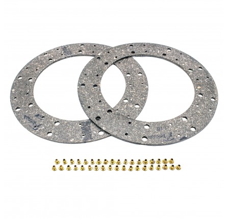 Genuine Clutch Lining and Rivets 9 Inch 1950 -68