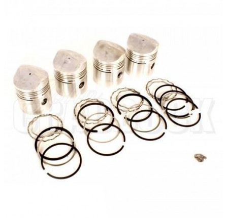 Piston Set (4) 2 Litre 040 Inch 1952-55.SMALL Pin