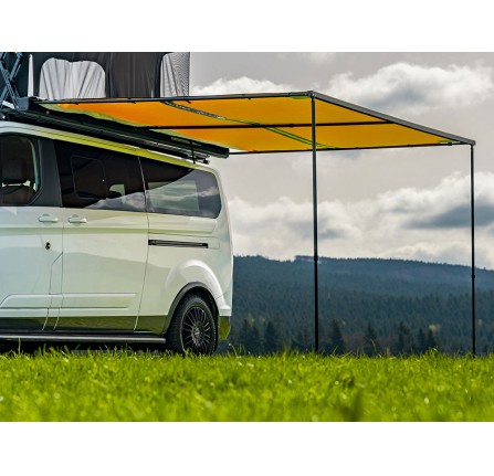 ARB 3M Black Aluminum Awning W/Light 3000mm x 2500mm