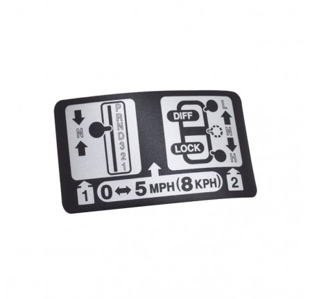 Genuine Warning Decal Automatic Transmission Range Rover Classic 1992-1994