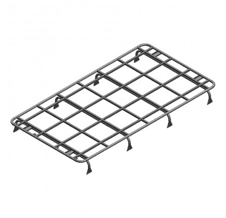 Roof Rack 2.8 x 1.4 No Rail Gutter Mount for Defender 1987-2016