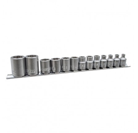 Flat Cut Star Socket Set 13PC