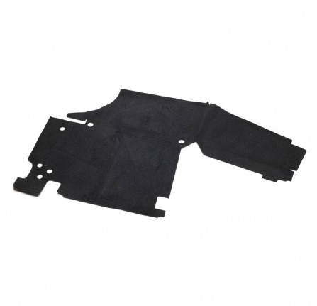Carpet Heelboard Ebony Black R/H