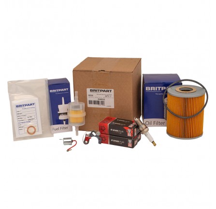 Series 2/3 2.25 Petrol Service Kit 1964 Onwards Britpart Fixed Points for Lucas Distributor