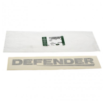Name Plate Gloss Black for Defender
