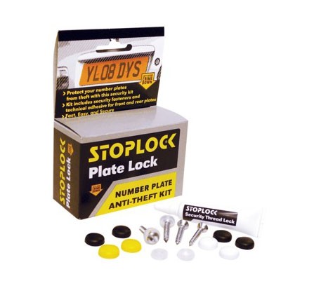 Stoplock Anti Theft Number Plate Lock Kit (Pair)