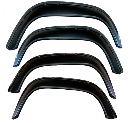 Defender Extra Wide (50mm) Wheel Arch Kit - (Flanged Lip) - Hdpe Indestructible Plastic