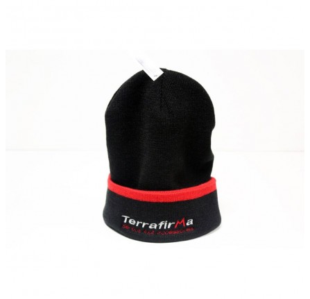 Terrafirma Beanie Hat Black and Red