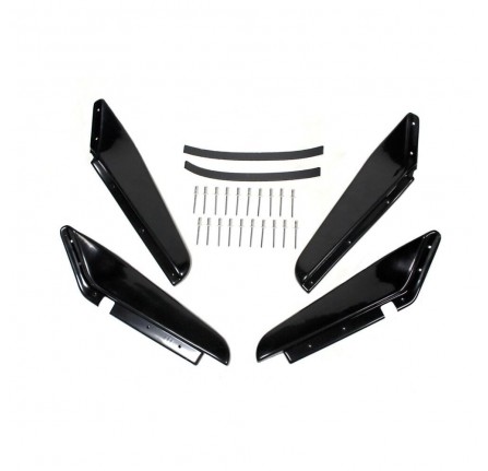 Set Of 4 Gloss Paintable Mud Deflectors 110 Defender