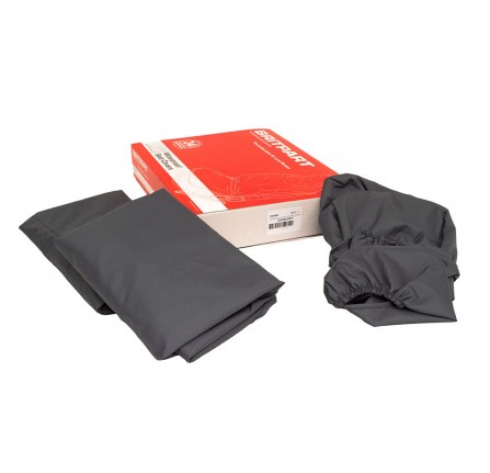 Grey Waterproof Seat Covers Front