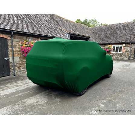 Green Super Soft Stretch Indoor Car Cover 110 All R/R Disco