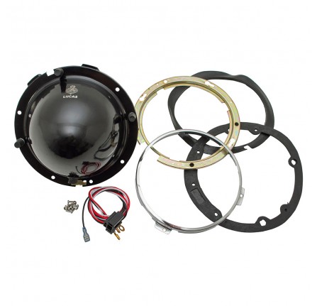 Series Headlamp Bowl Kit - Chrome - Lucas