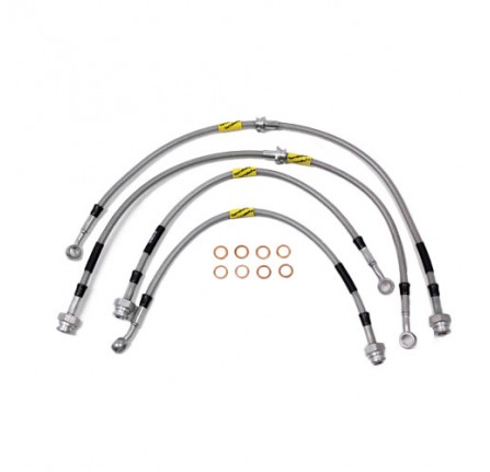 Stainless Steel Hose Kit + 50mm Discovery 2