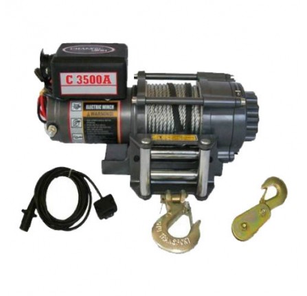 Warrior Ninja 3500LB 12V with Synthetic Rope