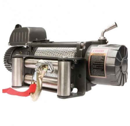 Warrior C9500HS 12V Electric Winch 9500LB Capacity High Speed Includes Wirerope.