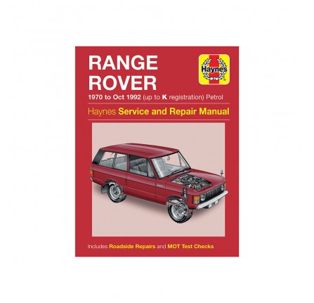 Haynes Repair Manual Range Rover Classic to 92