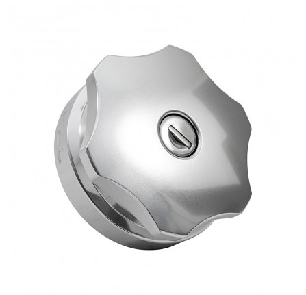 Optimill Silver Alluminium Fuel Cap for 90/110 TD5 and Puma