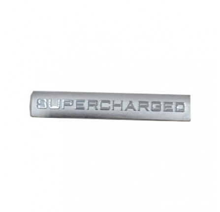 Genuine Oval Front Grille Decal Chrome Supercharged Plus