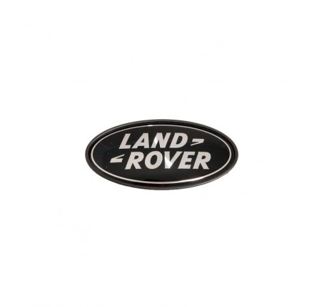 Genuine Landrover Emblem Doorcard Silver Black Wood Surround
