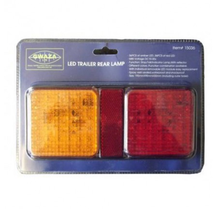 Led Rear Trailer Lamp 3 in 1 10-30V 194x94x30mm