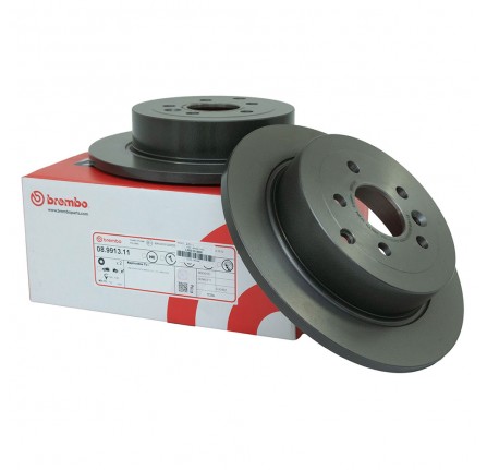 Brembo Rear Brake Disc Freelander 2 2.2 Diesel (Pair)