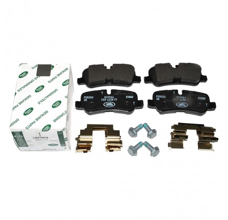 Genuine Rear Brake Pads Discovery 4 Range Rover 2010-13 R/R Sport 2010-13 with Clips