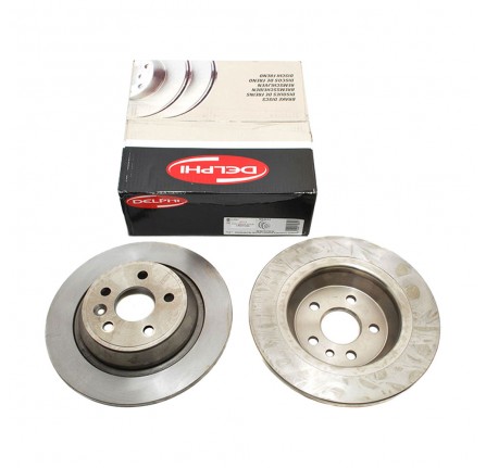 Delphi Rear Brake Discs (Pair) Evoque