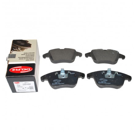 Delphi Evoque Front Brake Pad Set with 16" Discs